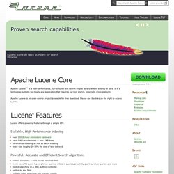 Lucene - Apache Lucene Core