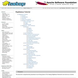 Apache Hadoop 2.5.1 - MapReduce Tutorial