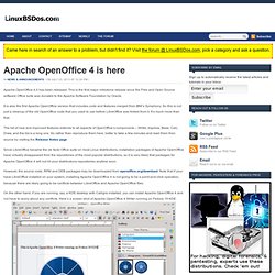 Apache OpenOffice 4 is here