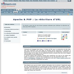 Apache & PHP : La réécriture d'URL