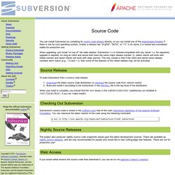 Apache Subversion Source Code