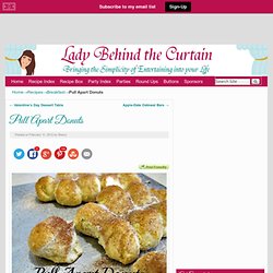 Lady Behind the Curtain » Pull Apart Doughnut