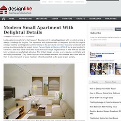 Modern Small Apartment With Delightul Details