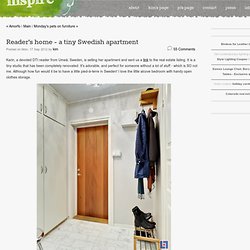 Reader's home - a tiny Swedish apartment