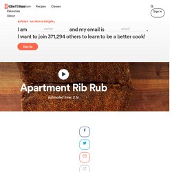Apartment Rib Rub