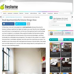 Small Apartments(Lofts) Interior Design Ideas