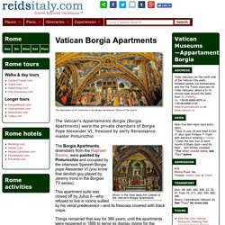 The Borgia Apartments of the Vatican Museums