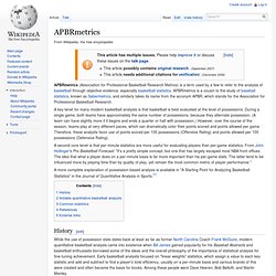 APBRmetrics