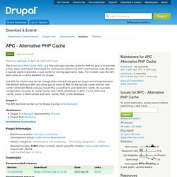 APC - Alternative PHP Cache