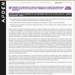 Compte rendu [APDEN]