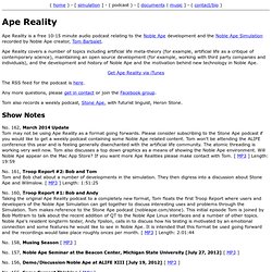 Ape Reality: July 2011