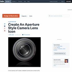 Create An Aperture Style Camera Lens Icon
