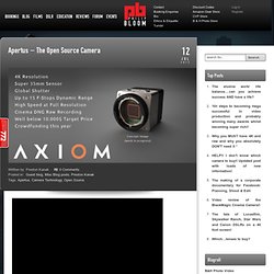 Apertus – The Open Source Camera