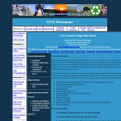 APES Homepage