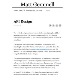 API Design