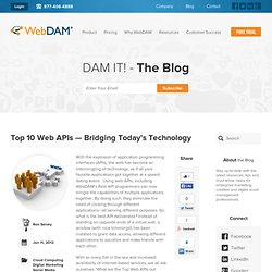 Top 10 Web APIs — Bridging Today’s Technology
