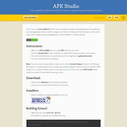 APK Studio by vaibhavpandeyvpz