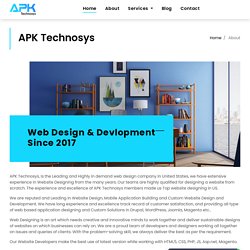 Get To Know More About APK Technosys