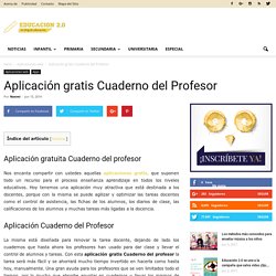 Aplicación gratis Cuaderno del Profesor - Educación 2.0