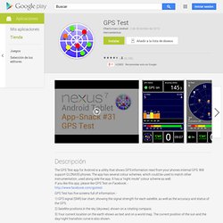 GPS Test - Apps on Android Market