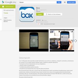 Box - Compartir archivos online