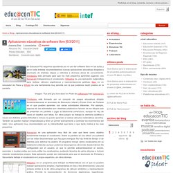 Aplicaciones educativas de software libre [6/3/2011]