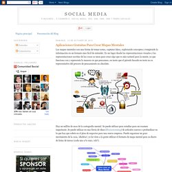 Social Media: Aplicaciones Gratuitas Para Crear Mapas Mentales