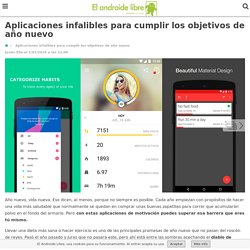 apps para cumplir los objetivos #Fabulous #7Weeks