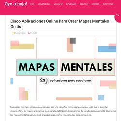 Cinco aplicaciones online para crear mapas mentales gratis