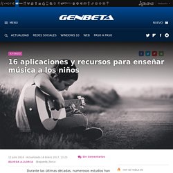 16 aplicaciones y recursos para enseñar música a los niños