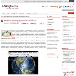 Aplicaciones educativas de software libre [27/06/2010]