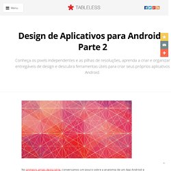 Design de Aplicativos para Android – Parte 2
