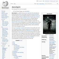Apocalypto - Wikipedia