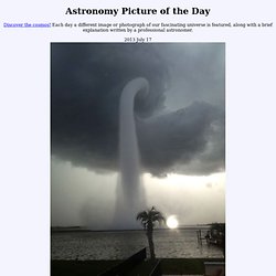 2013 July 17 - A Waterspout in Florida