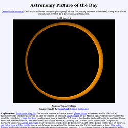 2012 May 19 - Annular Solar Eclipse