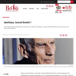 Apolitique, Samuel Beckett ?