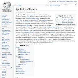 Apollonius of Rhodes