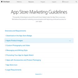 App Store Marketing Guidelines