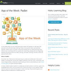 App of the Week: Padlet