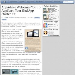 AppStart: iPad App Starter Kit
