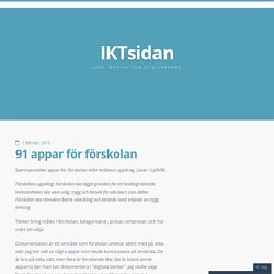 91 appar för förskolan