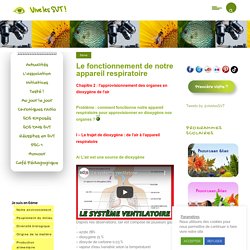 Le fonctionnement de notre appareil respiratoire