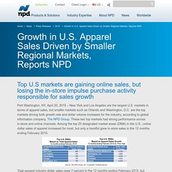 Apparel Sales Trends By Region - npd.com