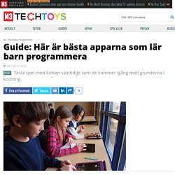 Guide: Här är bästa apparna som lär barn programmera - Techtoys