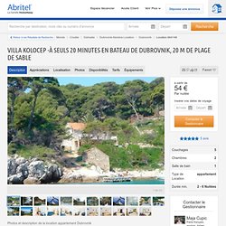 Appartement Dubrovnik - Villa Kolocep -à seuls 20 minutes en bateau de Dubrovnik, 20 m de plage de sable - 664148