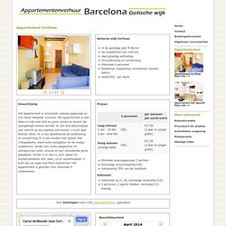 Appartementen in het centrum van Barcelona