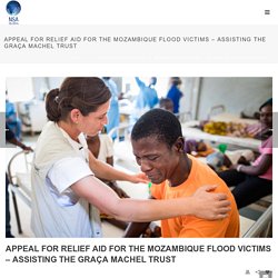 Appeal for Relief Aid for the Mozambique Flood Victims