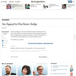An Appeal to Our Inner Judge - NYTimes.com