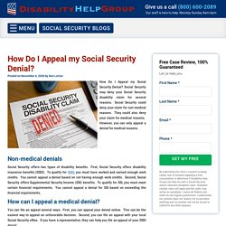 How Do I Appeal my Social Security Denial? Call Disability Help Group.