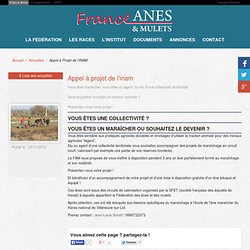 Appel à Projet de l'INAM - France Anes